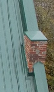 Chimney after New Roof-top view